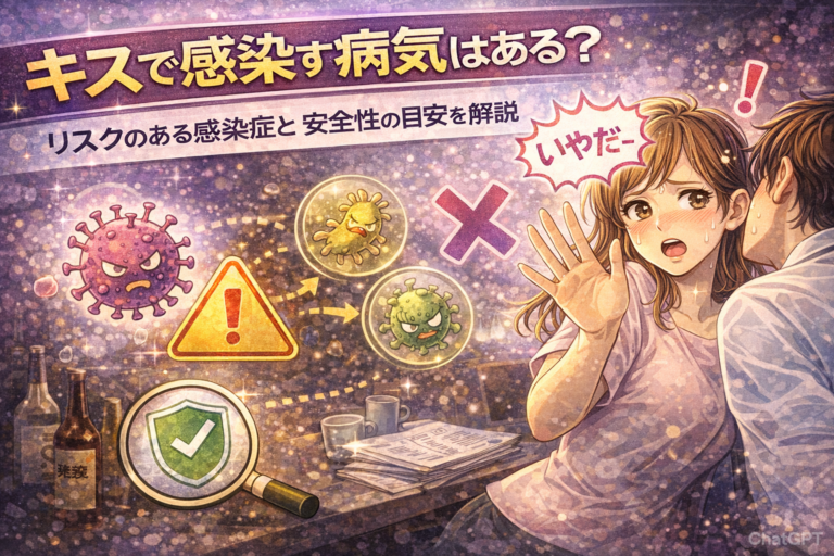 キスで感染する病気はある？