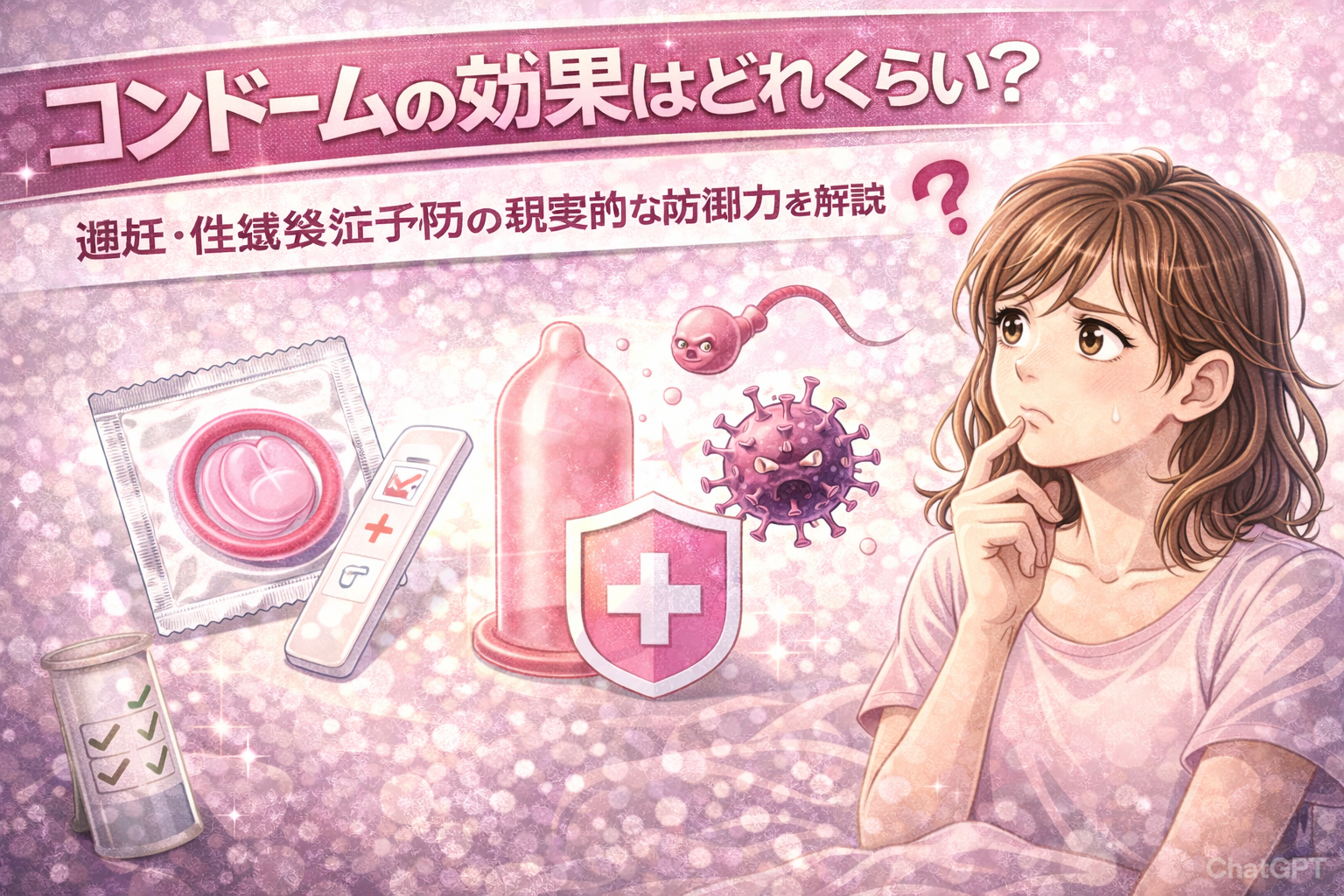 コンドームの効果はどれくらい？