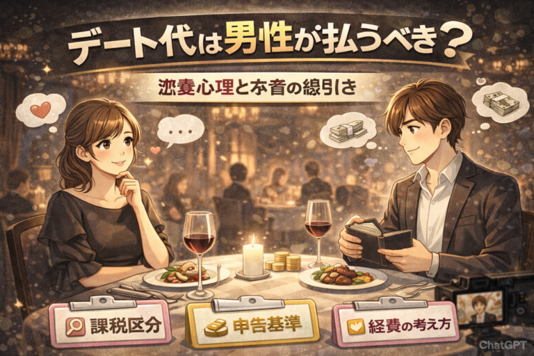 デート代は男性が払うべき？恋愛心理と本音の線引き