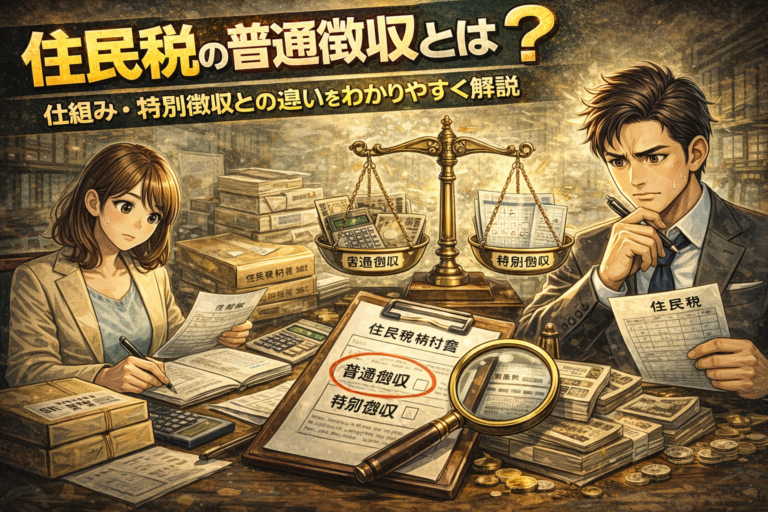 住民税の説明と比較図