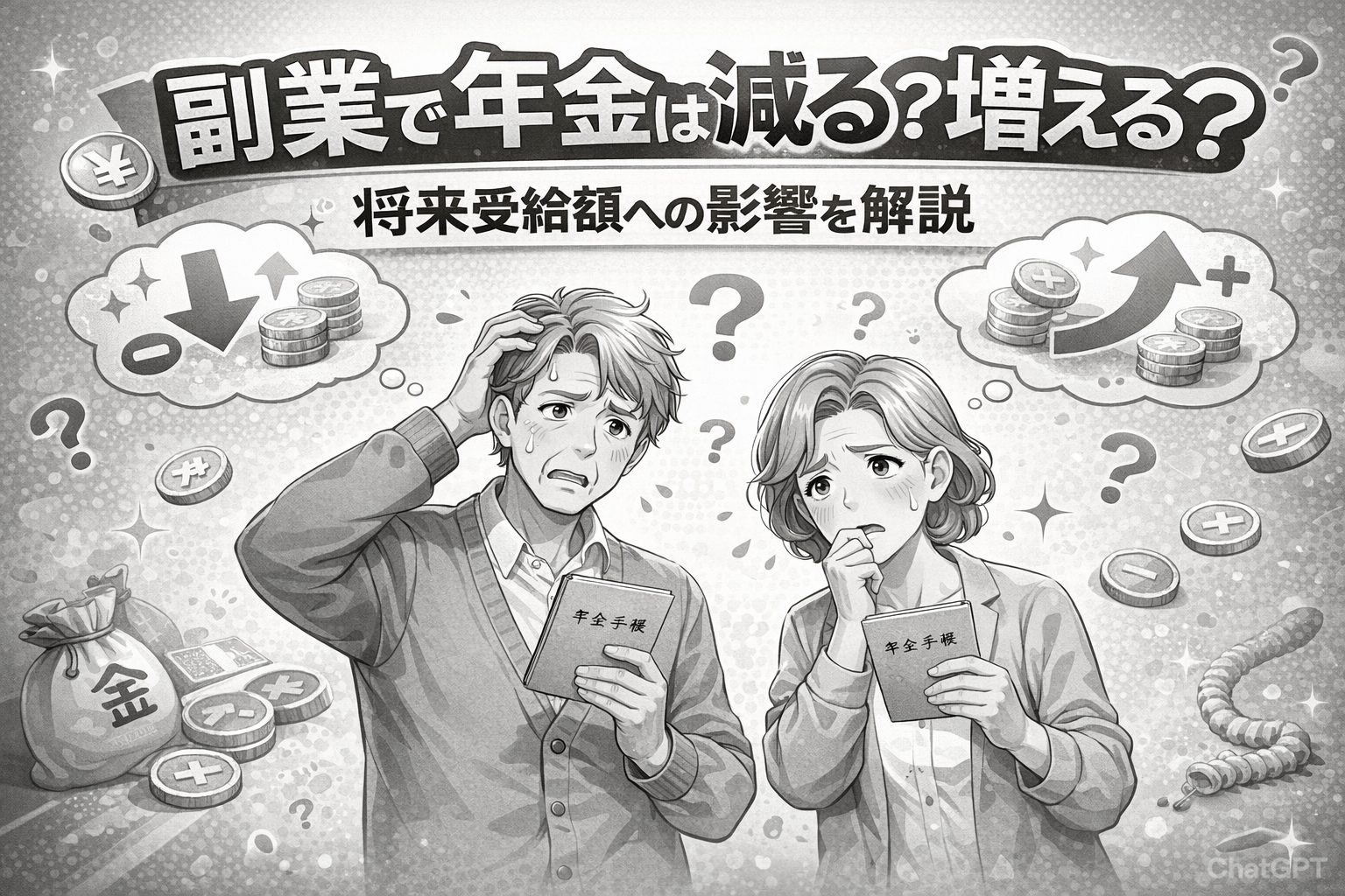 副業で年金は減る？増える？将来受給額への影響を解説