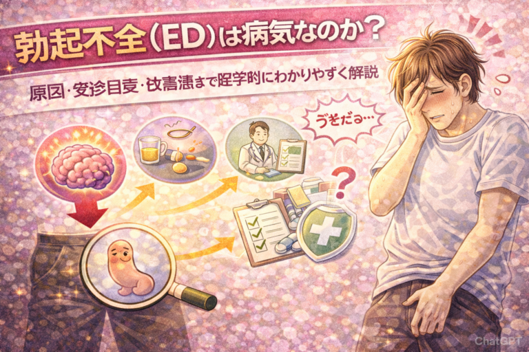勃起不全（ED）は病気なのか