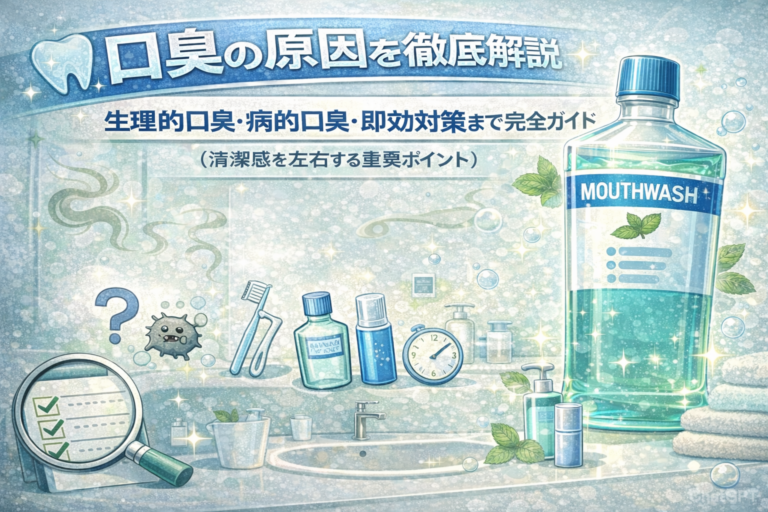 口臭の原因を徹底解説｜生理的口臭・病的口臭・即効対策まで完全ガイド（清潔感を左右する重要ポイント）