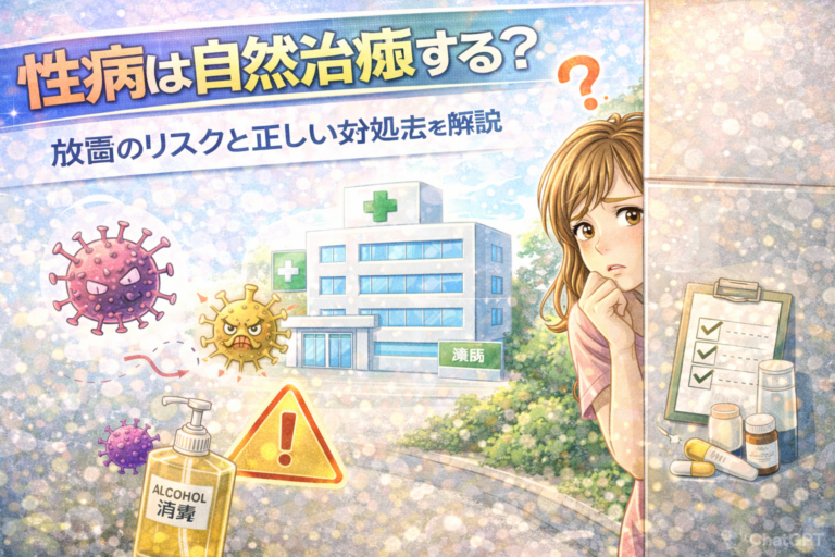 性病は自然治癒する？
