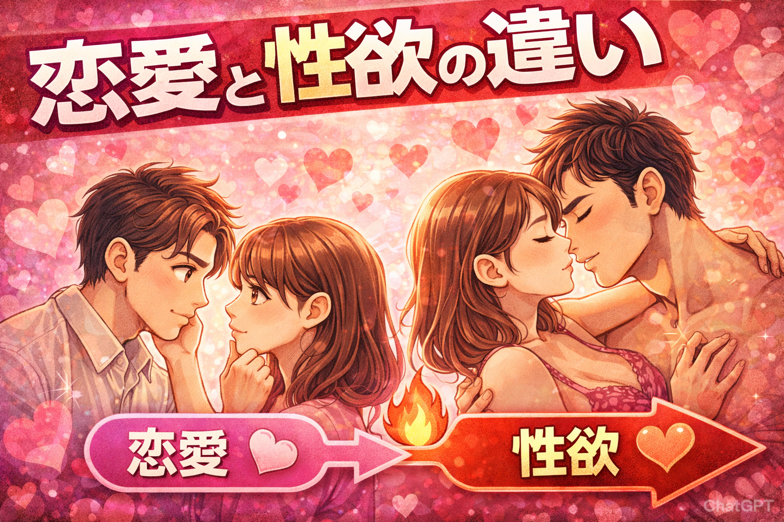 恋愛と性欲の違い