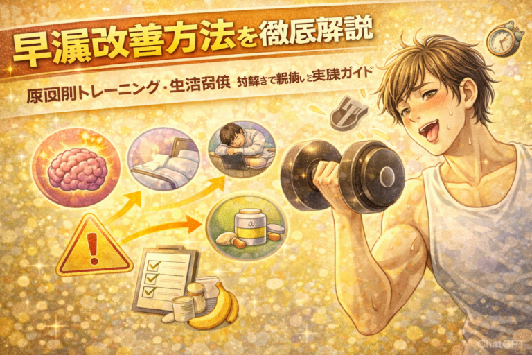 早漏改善方法を徹底解説